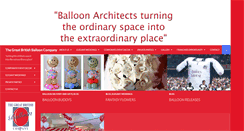 Desktop Screenshot of greatbritishballoon.co.uk